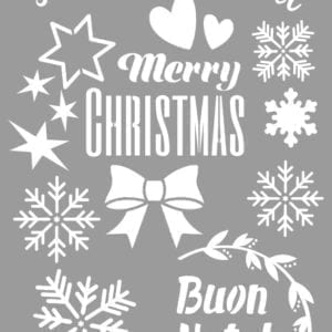 Stencil st-29 buon natale