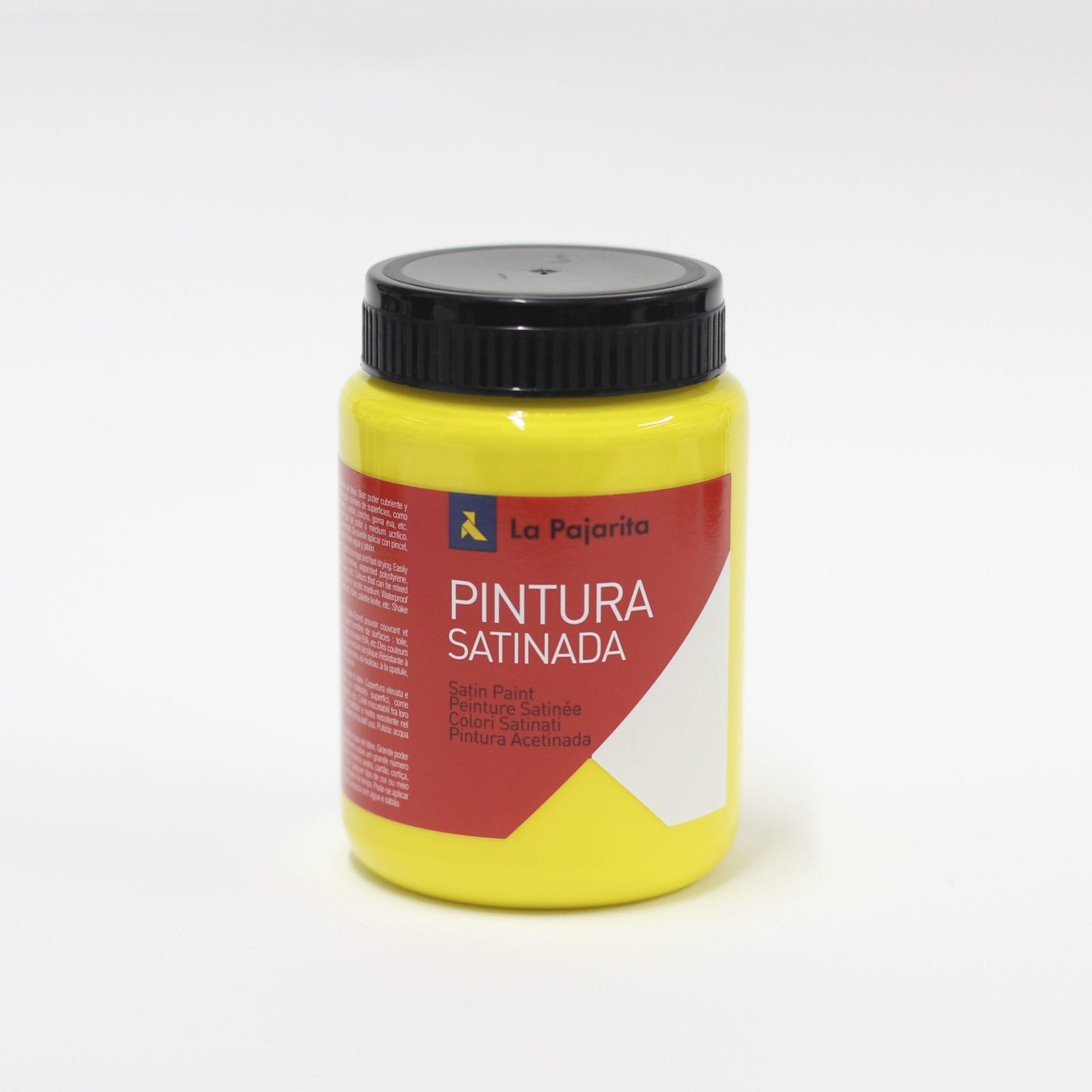 C/6 Bote Pintura Satinada La Pajarita Amarillo Oro 35ml Base Latex con  Ofertas en Carrefour