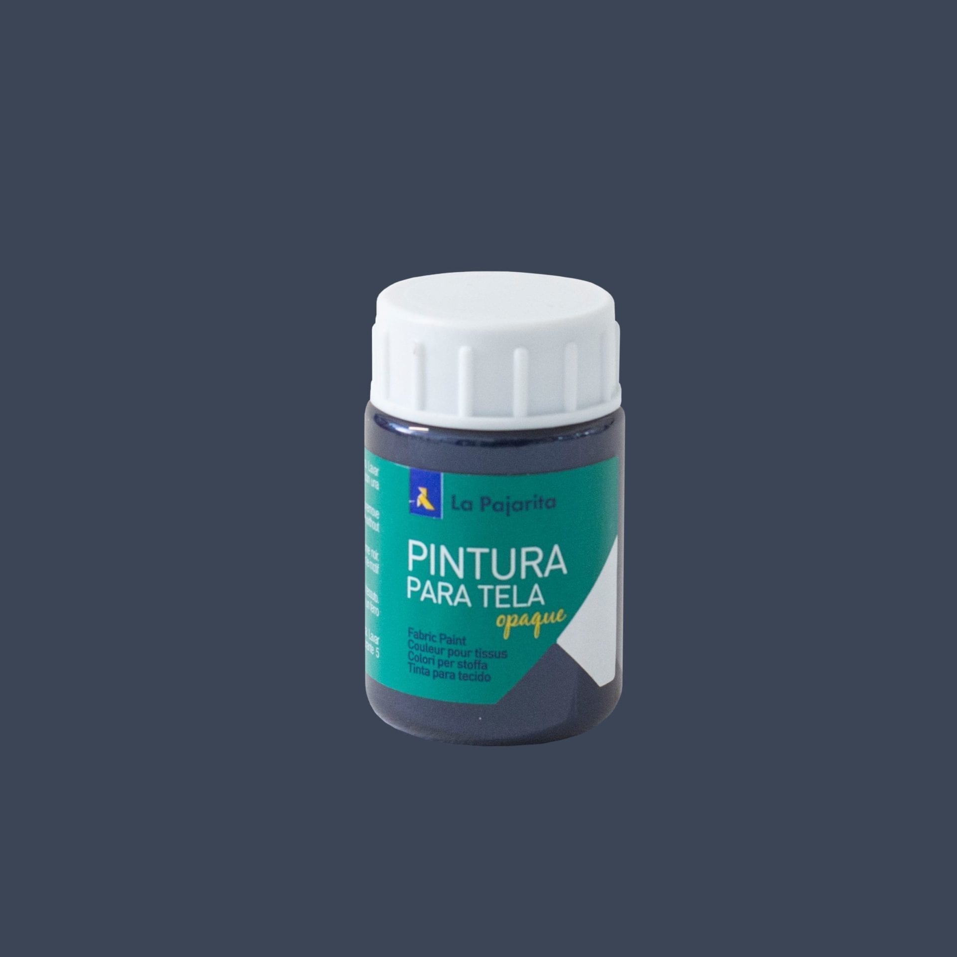 La Pajarita 205122 Pittura Per Tessuto Metallizzata – 35 Ml, Colore Magenta, Opaca, A Base D'Acqua, Per Stampa E Decorazione, Alta Resa (10-12 M²/l)