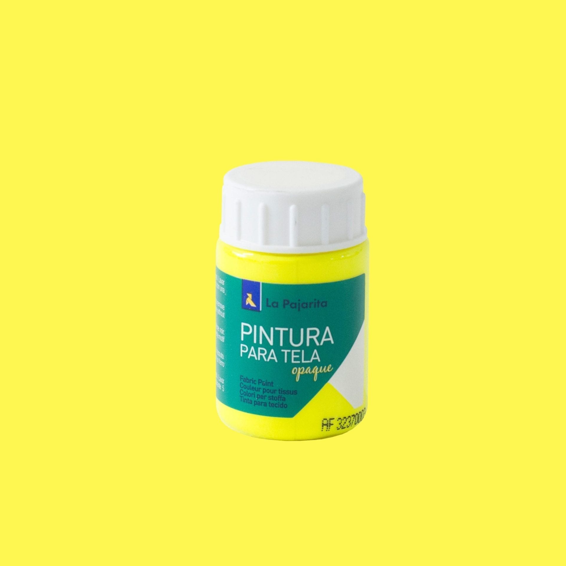 Vernice opaca per tessuti tof-01 giallo fluo - La Pajarita