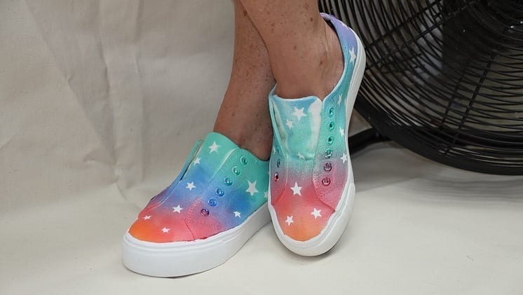 Proyecto Fashion Textil Spray FUNNY STARS SNEAKERS 