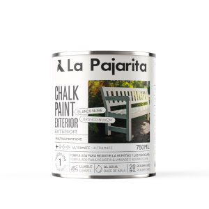 Pintura a la tiza exterior blanco nube