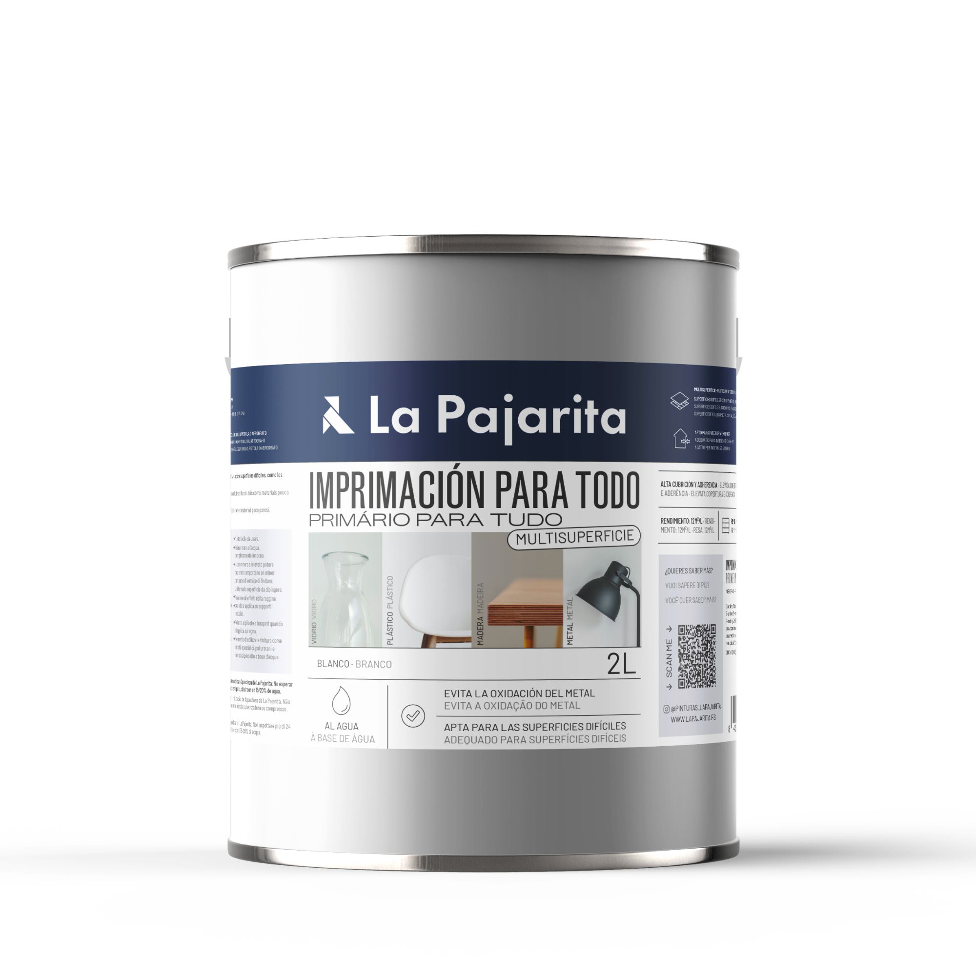 Imprimación para todo formato de dos litros