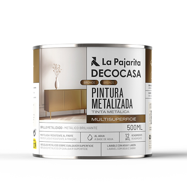 pintura metalizada bronce