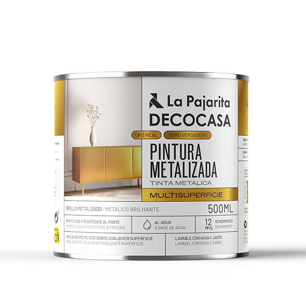 Pintura metalizada oro