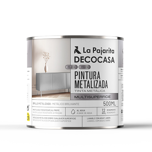 Pintura metalizada Plata