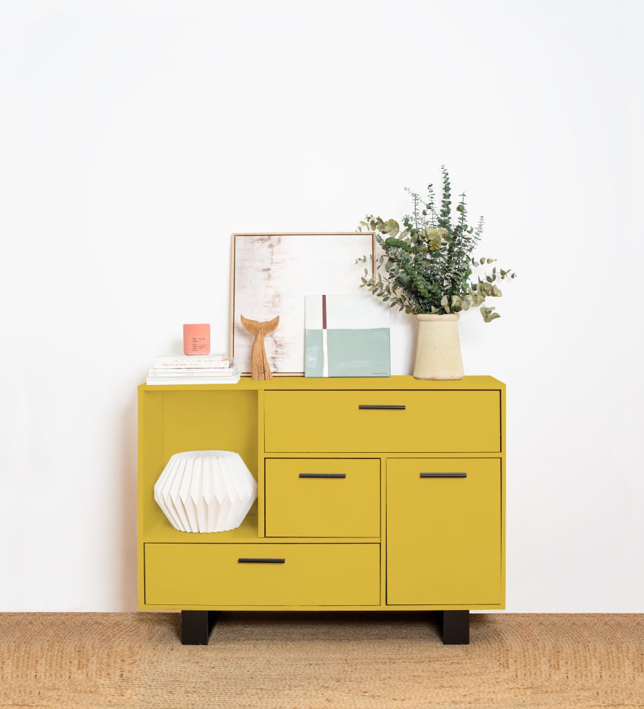 bright colored furniture